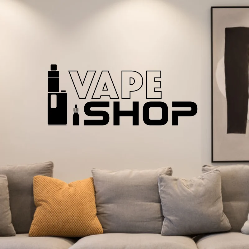 Vinyl Wall Decals Vape Shop Sign Posters Wall Stickers Home Decoration Removable Electronic Cigarette Art Decal Wallpaper # 349
Vinyl Wall Decals Vape Shop Sign Posters Wall Stickers Home Decoration Removable Electronic Cigarette Art Decal Wallpaper # 349