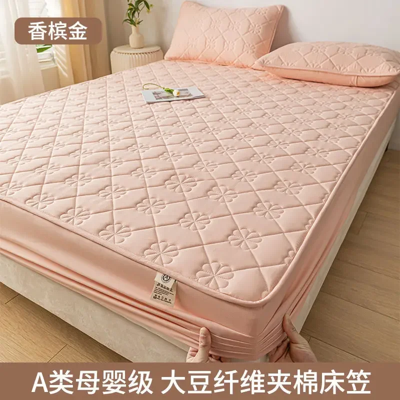 Class A quilted fitted sheet single piece thickened three-piece set mattress protector anti-slip bed cover dust cover
Class A quilted fitted sheet single piece thickened three-piece set mattress protector anti-slip bed cover dust cover
