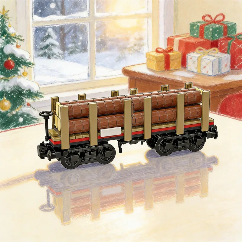 305pcs MOC Sandy River Rangley Lakes Logging Car Train Model Building Blocks Festival Gifts Construction Toy Creative DIY Idea
305pcs MOC Sandy River Rangley Lakes Logging Car Train Model Building Blocks Festival Gifts Construction Toy Creative DIY Idea