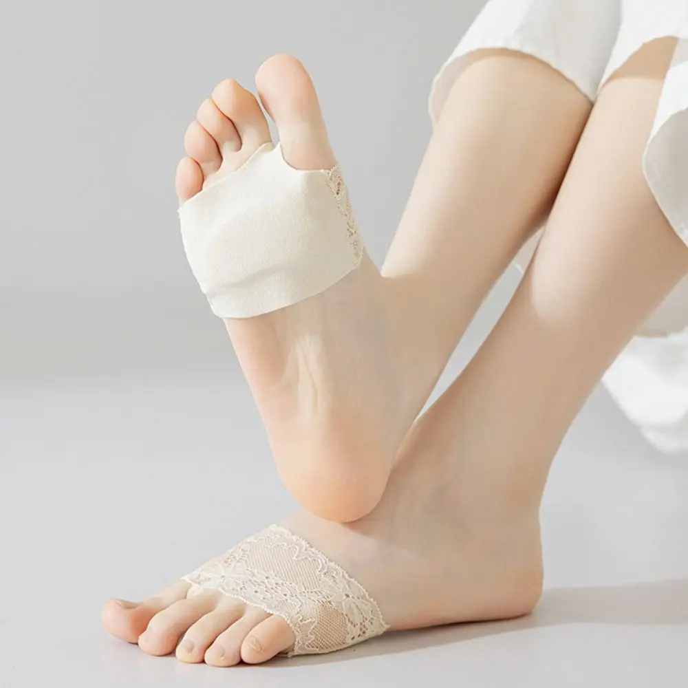 Mesh Forefoot Socks Comfortable Lace Solid Color Half Palm Socks Short Cotton Women Sock Slippers Spring
Mesh Forefoot Socks Comfortable Lace Solid Color Half Palm Socks Short Cotton Women Sock Slippers Spring