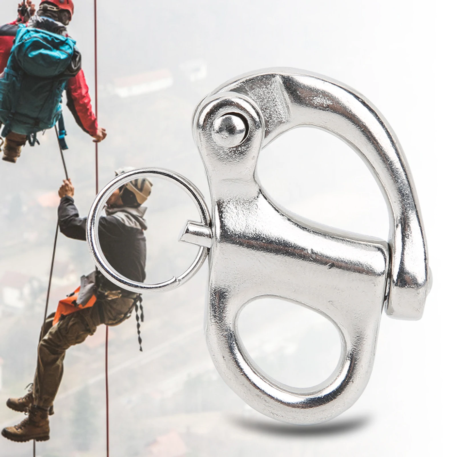 Fixed Snap Hook Mountaineering Rock Climbing Shackle 316 Stainless Steel Fixed Quick Release Snap Hook Stainless Steel Snap Hook
Fixed Snap Hook Mountaineering Rock Climbing Shackle 316 Stainless Steel Fixed Quick Release Snap Hook Stainless Steel Snap Hook