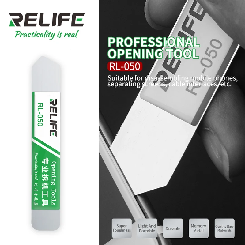 RELIFE RL-050 Metal Ultra-thin Pry Opening Tool for Mobile Phone Tablet LCD Screen Disassembly Repair Tools
RELIFE RL-050 Metal Ultra-thin Pry Opening Tool for Mobile Phone Tablet LCD Screen Disassembly Repair Tools