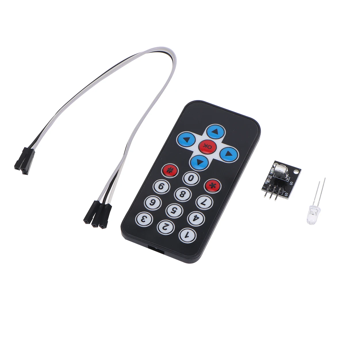 Ultrathin Mini Infrared Remote Control Kit 38Khz Wireless Ir Receiver Module 8M Range Indoor Devices Robot Interactive
Ultrathin Mini Infrared Remote Control Kit 38Khz Wireless Ir Receiver Module 8M Range Indoor Devices Robot Interactive