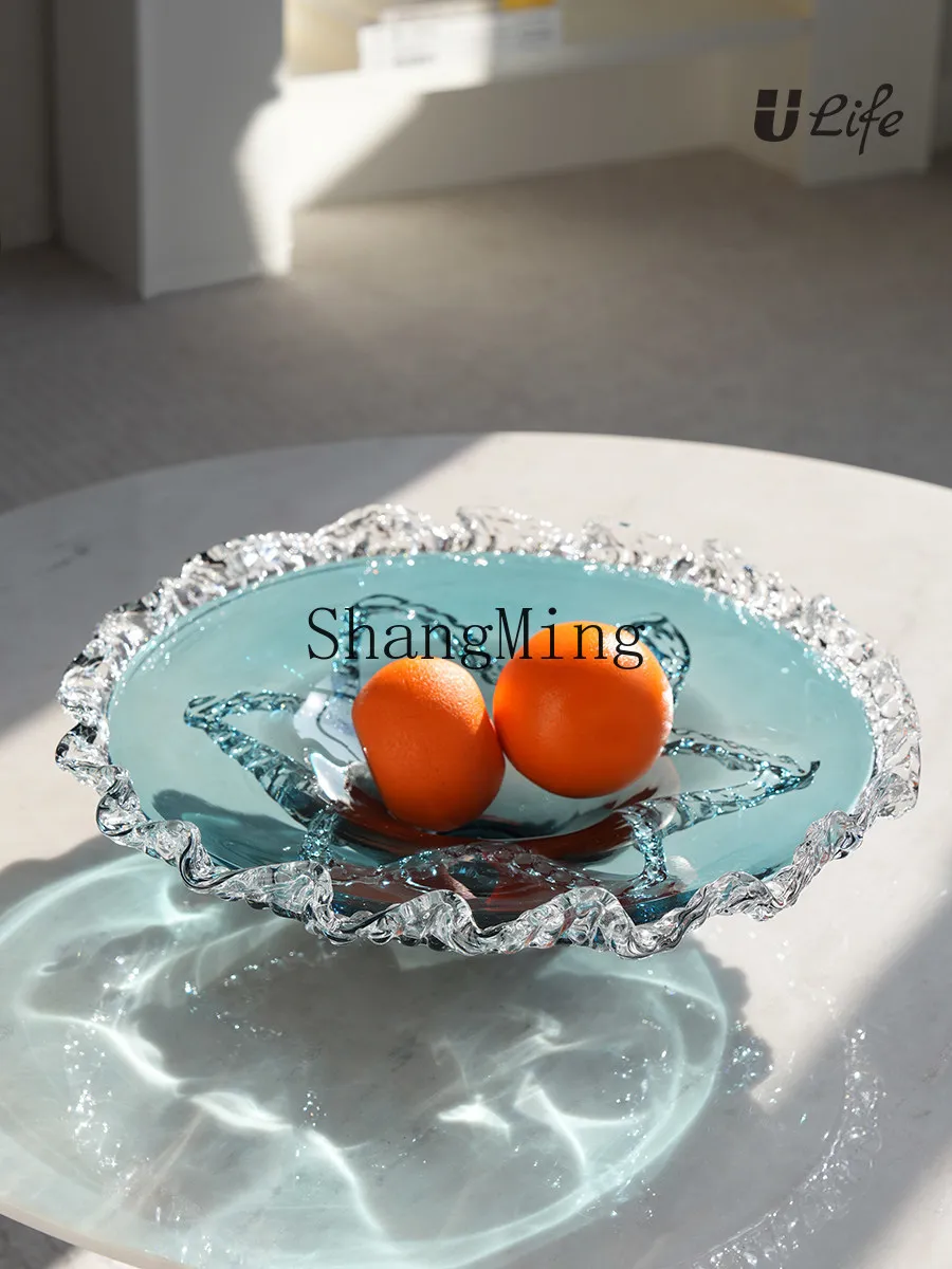 PYH blue glazed fruit plate ornament candy storage plate modern light luxury living room model house sales office
PYH blue glazed fruit plate ornament candy storage plate modern light luxury living room model house sales office