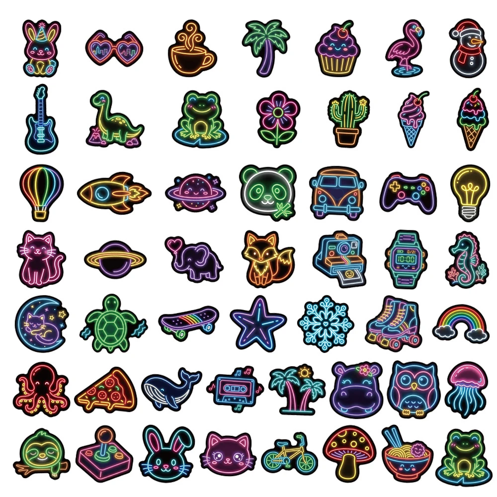 10/30/50pcs Neon Light Animal Cartoon Stickers Funny Graffiti Decals Waterproof DIY Water Bottle Phone Suitcase Car Sticker Pack
10/30/50pcs Neon Light Animal Cartoon Stickers Funny Graffiti Decals Waterproof DIY Water Bottle Phone Suitcase Car Sticker Pack