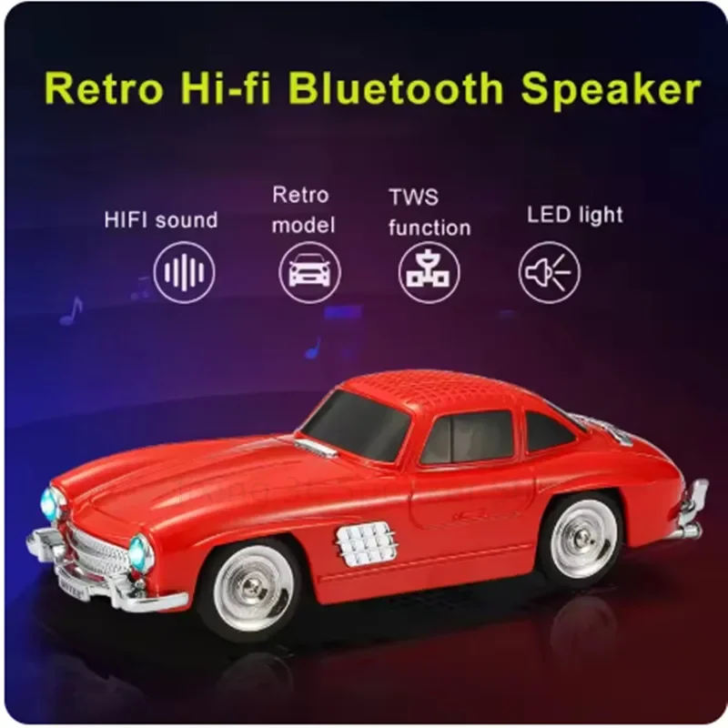 Модный классический автомобильный стерео беспроводной Bluetooth-динамик с TF USB FM AUX Handsfree TWS Светодиодный дисплей Светодиодный светильник Caixa De Som
Модный классический автомобильный стерео беспроводной Bluetooth-динамик с TF USB FM AUX Handsfree TWS Светодиодный дисплей Светодиодный светильник Caixa De Som