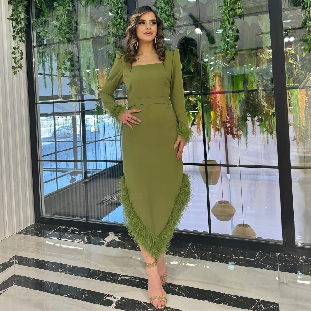 Sparkle Jersey Feather Ruched A-line Square Neck Midi Dresses Celebrity Dresses Sizes Available Intricate Matching Exquisite
Sparkle Jersey Feather Ruched A-line Square Neck Midi Dresses Celebrity Dresses Sizes Available Intricate Matching Exquisite