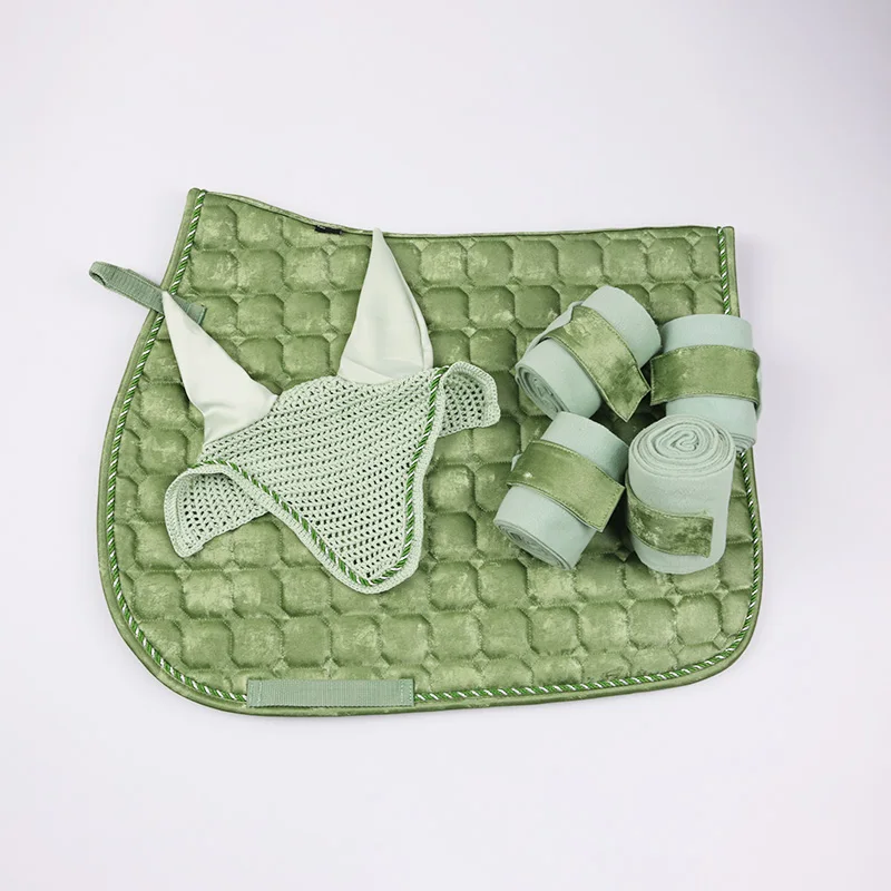 TF harness, matcha green saddle pad set obstacle sweat drawer professional harness sweat pad horse leggings horse earmuffs
TF harness, matcha green saddle pad set obstacle sweat drawer professional harness sweat pad horse leggings horse earmuffs