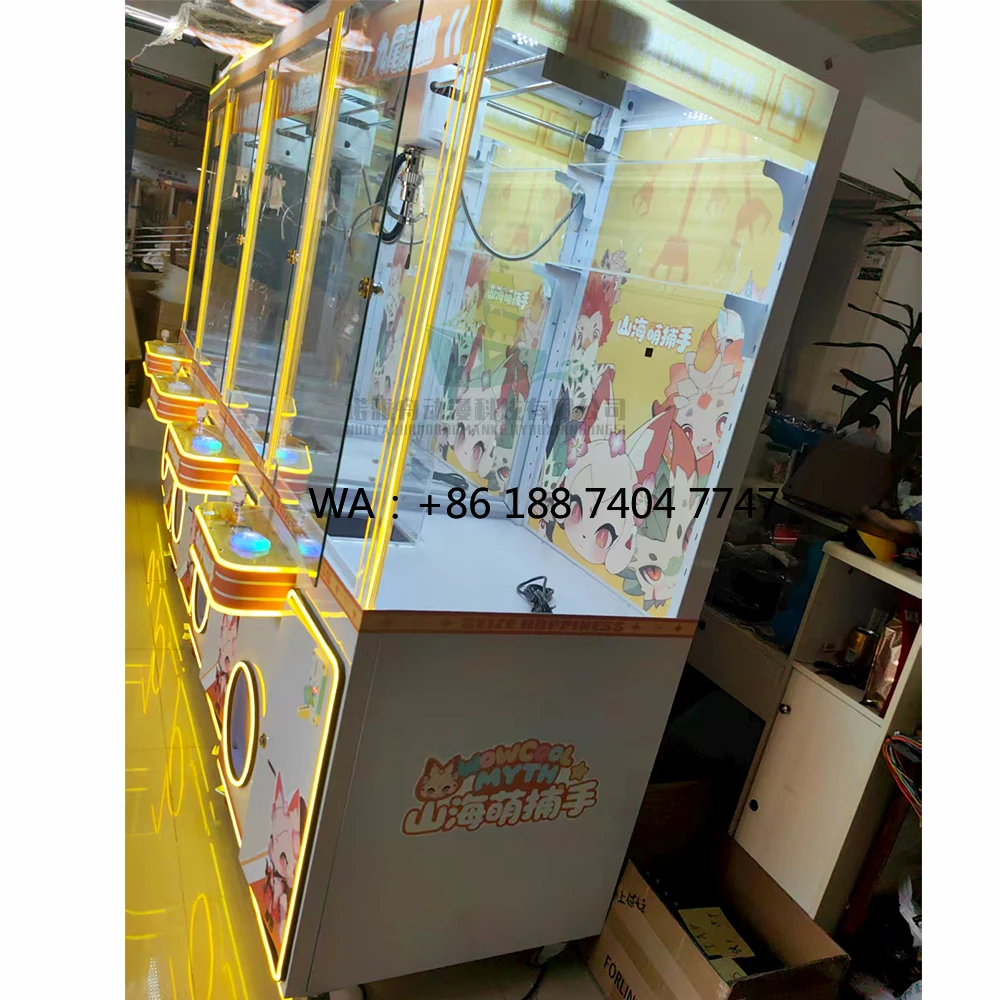 Indoor Amusement Gift Crane Machine Children Coin Operated Doll Machines Commercial Toy Claw Machine
Indoor Amusement Gift Crane Machine Children Coin Operated Doll Machines Commercial Toy Claw Machine