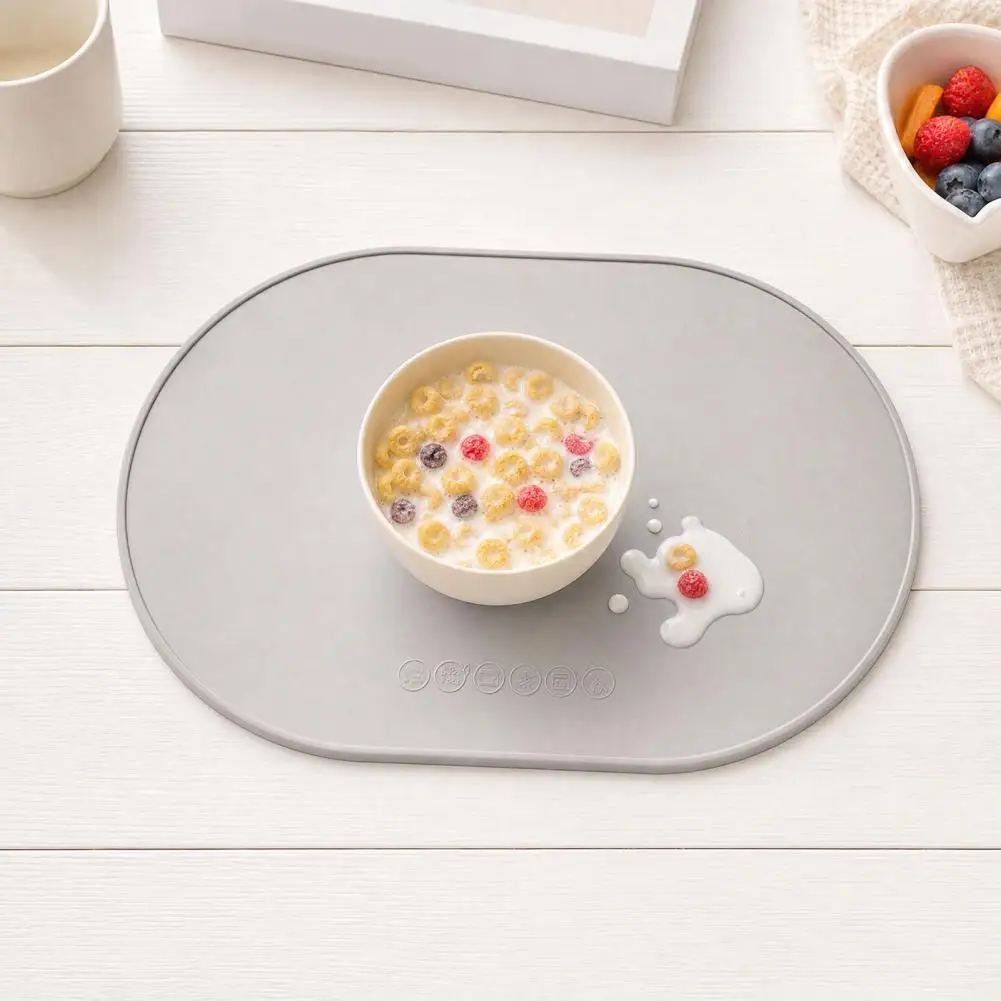 Heatproof Silicone Grip Long-lasting Kitchen Potholder Non-Slip Kids Placemats, Waterproof Heat Resistant Dinning Table Mat
Heatproof Silicone Grip Long-lasting Kitchen Potholder Non-Slip Kids Placemats, Waterproof Heat Resistant Dinning Table Mat
