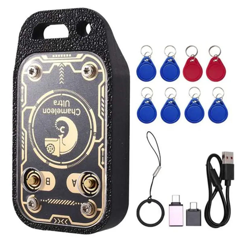 FEDI-Chameleon Ultra Plus RFID-эмулятор смарт-карт + 4XUID/CUID-брелок Сброс + автоматическое опрокидывание 13,56 м 125 К IC декодирование идентификационной карты
FEDI-Chameleon Ultra Plus RFID-эмулятор смарт-карт + 4XUID/CUID-брелок Сброс + автоматическое опрокидывание 13,56 м 125 К IC декодирование идентификационной карты