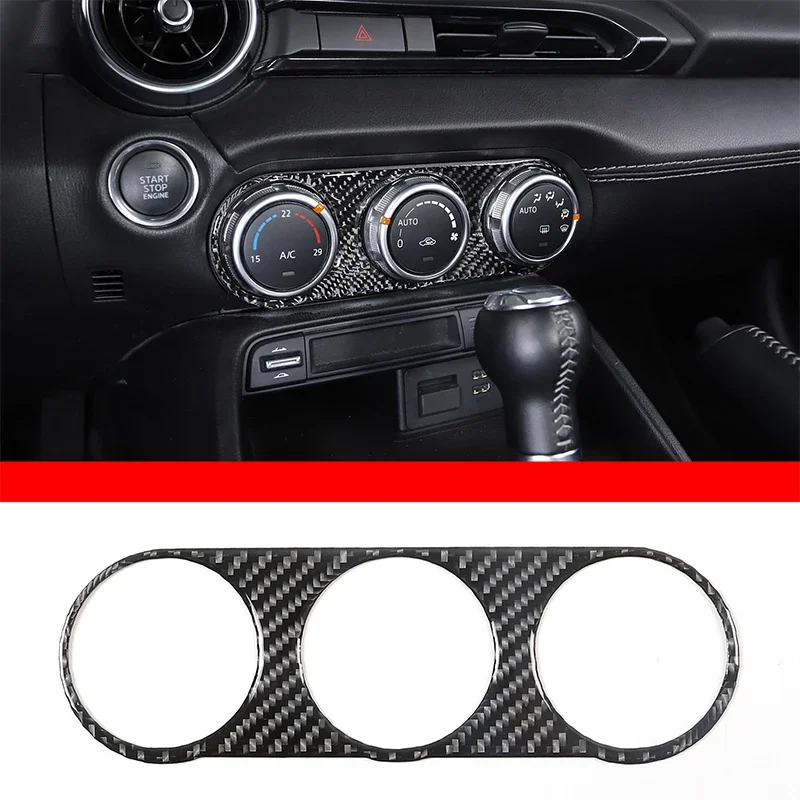 Center Control Air Conditioning Switch Panel Decoration Stickers Trim for Mazda MX-5 2016-2023 Soft Carbon Fiber Car Accessories
Center Control Air Conditioning Switch Panel Decoration Stickers Trim for Mazda MX-5 2016-2023 Soft Carbon Fiber Car Accessories