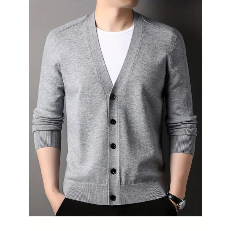 Men's V-Neck Knit Cardigan Sweater Cross-Border Fashion Spring 2026 Style Details Other Fabric Other Gender Women's Wear
Men's V-Neck Knit Cardigan Sweater Cross-Border Fashion Spring 2026 Style Details Other Fabric Other Gender Women's Wear