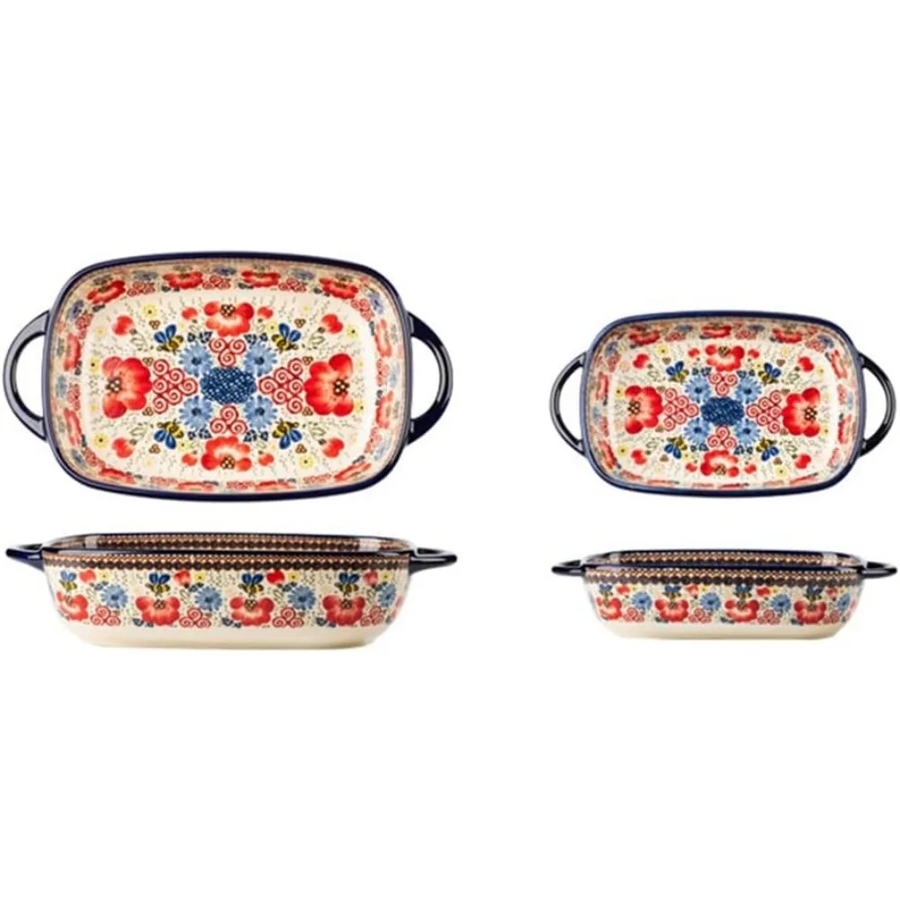 Бытовая прямоугольная красочная посуда, набор из 2-х керамических форм для выпечки с двойной ручкой, глубокое блюдо, макароны
Бытовая прямоугольная красочная посуда, набор из 2-х керамических форм для выпечки с двойной ручкой, глубокое блюдо, макароны