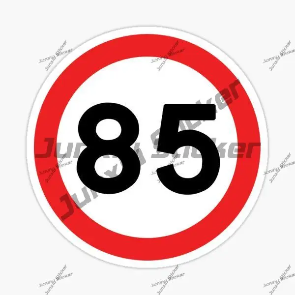 Road Sign Maximum Speed Limit 85 Sticker Waterproof and Sunscreen Vinyl Car Decal for Car Bike Bumper Laptop Cover Scratches
Road Sign Maximum Speed Limit 85 Sticker Waterproof and Sunscreen Vinyl Car Decal for Car Bike Bumper Laptop Cover Scratches
