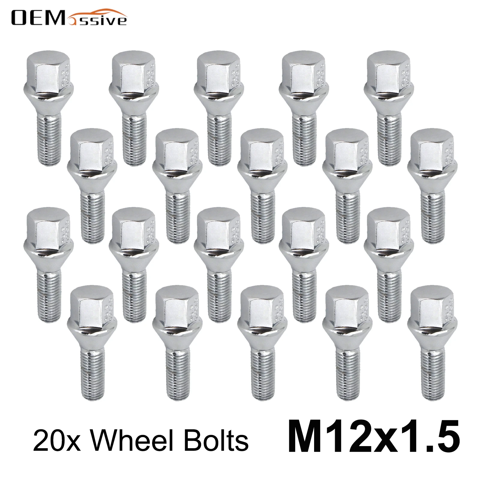 20x Car Wheel Bolts Lugs Nuts M12X1.5 17mm Hex For BMW 1 3 5 6 7 Series Z1 Z3 Z4 X1 X5 Mini E82 E88 E90 E92 E93 E39 E60 E65 E89
20x Car Wheel Bolts Lugs Nuts M12X1.5 17mm Hex For BMW 1 3 5 6 7 Series Z1 Z3 Z4 X1 X5 Mini E82 E88 E90 E92 E93 E39 E60 E65 E89