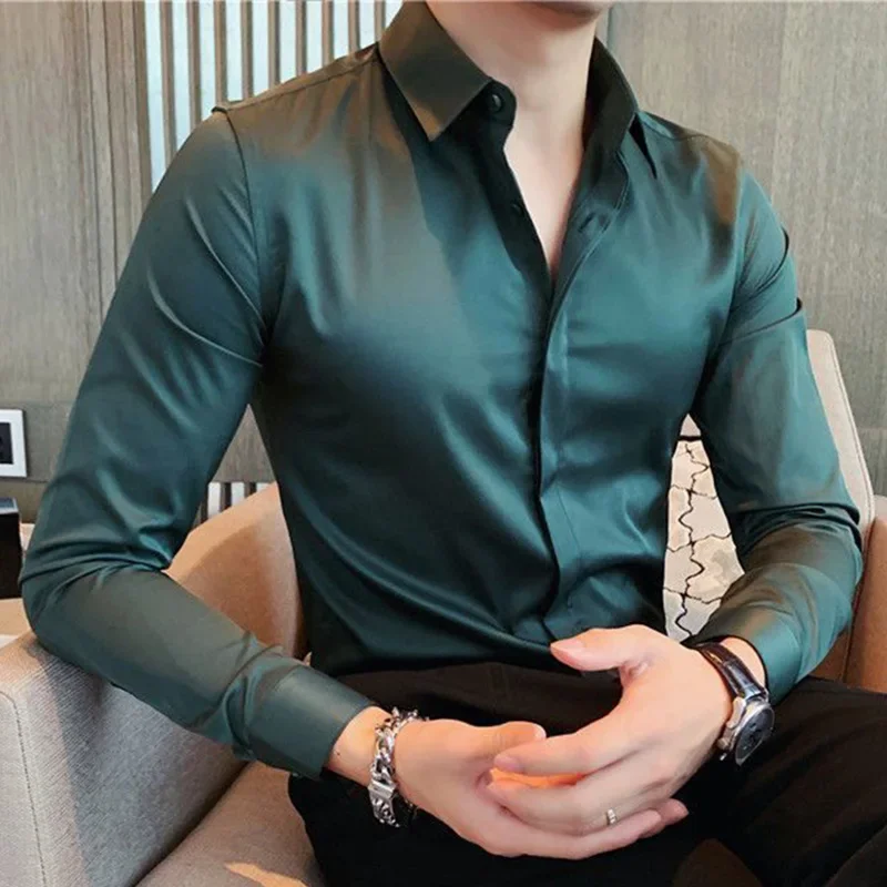 Lapel Button Solid Color Shirt Men Clothing 2023 Autumn New Oversized Casual Tops Long Sleeve Korean Shirts XT79
Lapel Button Solid Color Shirt Men Clothing 2023 Autumn New Oversized Casual Tops Long Sleeve Korean Shirts XT79