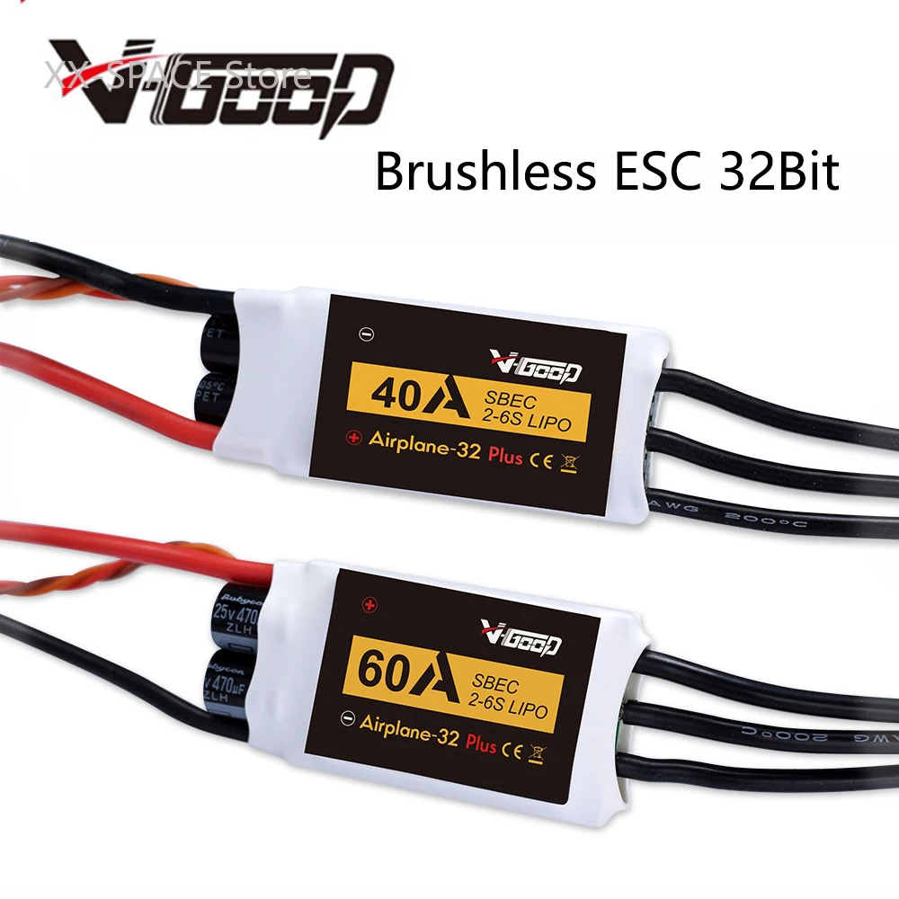 VGOOD бесщеточный ESC 6A/15A/20A/30A/40A/60A/80A/100A /120A/150A 2-6S 32Bit W/ 1.5A SBEC для радиоуправляемого вертолета самолета автомобиля лодки запчасти
VGOOD бесщеточный ESC 6A/15A/20A/30A/40A/60A/80A/100A /120A/150A 2-6S 32Bit W/ 1.5A SBEC для радиоуправляемого вертолета самолета автомобиля лодки запчасти