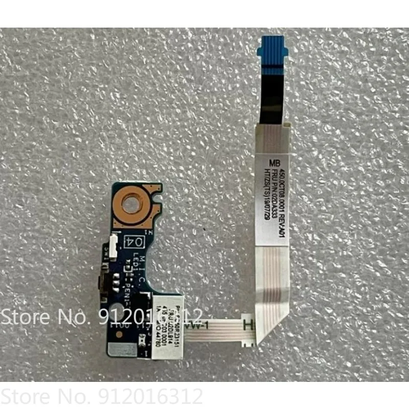 New Button Board Cable for Lenovo ThinkPad L390 L380 Yoga S2 4th 3rd Power Board Switch Cable 02DL914
New Button Board Cable for Lenovo ThinkPad L390 L380 Yoga S2 4th 3rd Power Board Switch Cable 02DL914