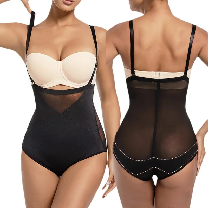 Dimmkof Mesh with Shoulder Straps Body Shaper Panties Open Panty Hook Crotch Cinchers Breathable Summer Shaperwear Anti Slip
Dimmkof Mesh with Shoulder Straps Body Shaper Panties Open Panty Hook Crotch Cinchers Breathable Summer Shaperwear Anti Slip