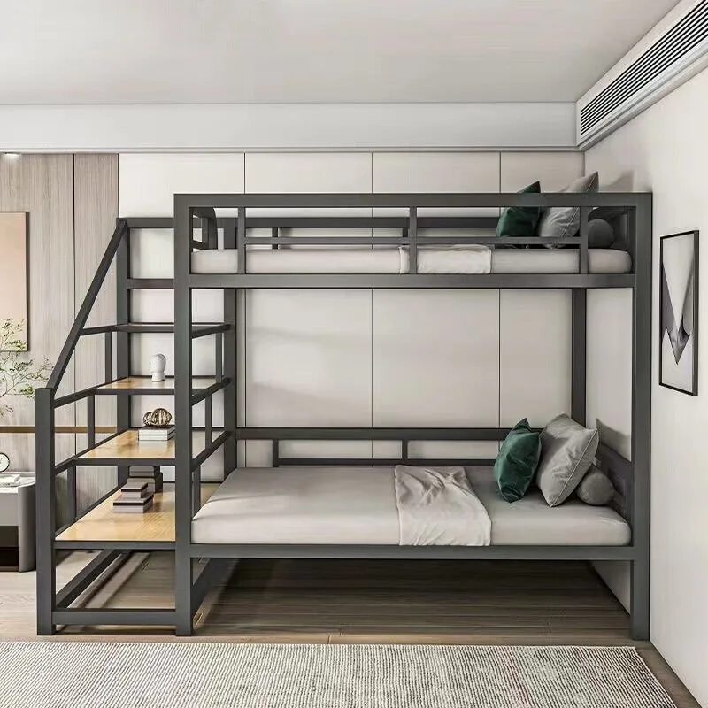 YJQ duplex bed bunk double loft wrought iron high and low frame bed table suspended small apartment wrought iron bed
YJQ duplex bed bunk double loft wrought iron high and low frame bed table suspended small apartment wrought iron bed