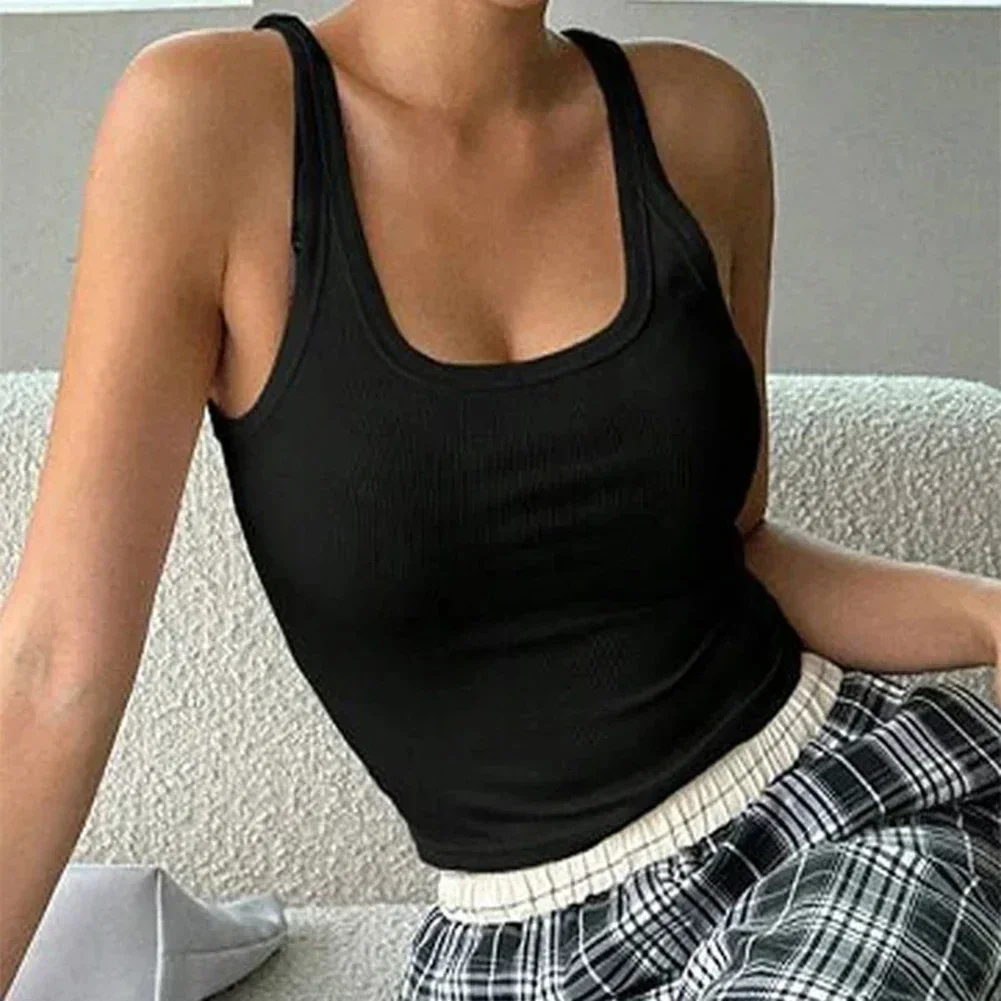 Casual Outing Basic Elastic Top 2025 Womens Cropped Camisole Cropped Camisole High Stretch Fabric Multiple Color Options
Casual Outing Basic Elastic Top 2025 Womens Cropped Camisole Cropped Camisole High Stretch Fabric Multiple Color Options