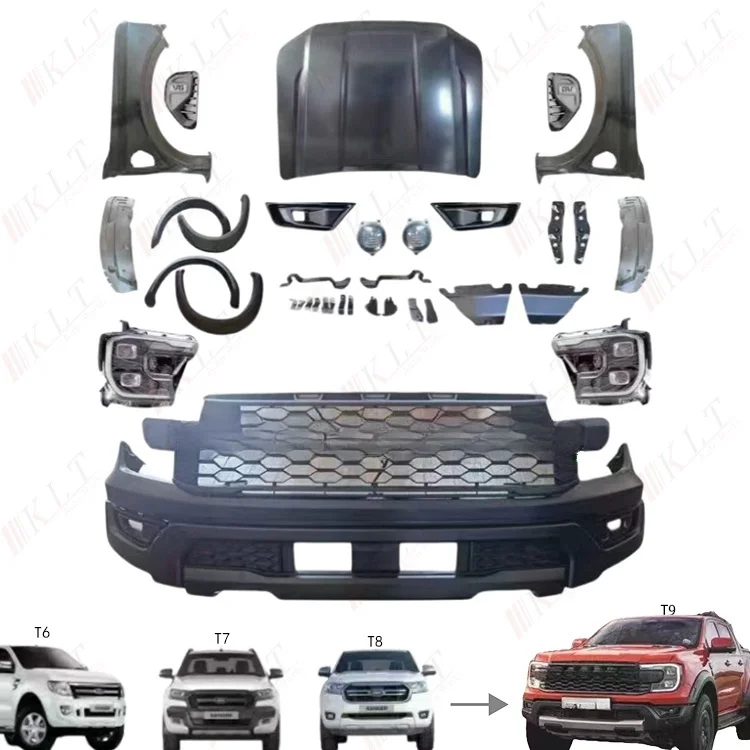 2012-2021 Ranger T6 T7 T8 Body Kit New Plastic Front Bumper Upgrade to Ranger T9 Raptor Style
2012-2021 Ranger T6 T7 T8 Body Kit New Plastic Front Bumper Upgrade to Ranger T9 Raptor Style