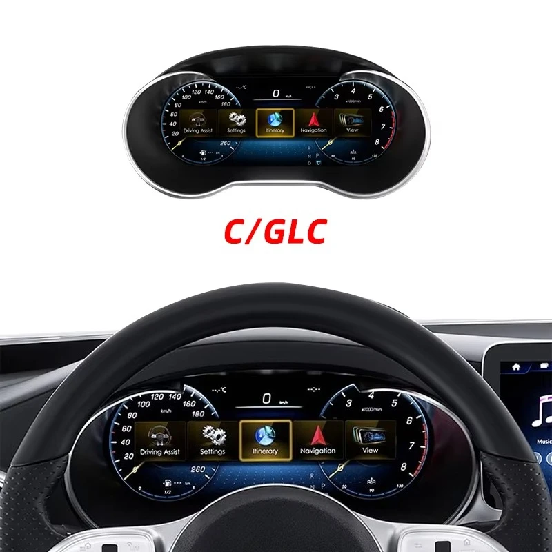 12.3" Screen LCD Dashboard Speedometer 1920 *720 CarPlay GPS Linux for C/GLC W205 X253 2015-2019
12.3" Screen LCD Dashboard Speedometer 1920 *720 CarPlay GPS Linux for C/GLC W205 X253 2015-2019