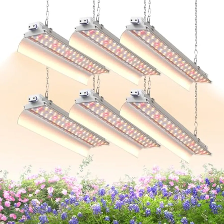 1.4FT Hanging Grow Light for Indoor Plants Full Spectrum with 660nm Red LED T5 2020T Light Fixture 108W 6×18W Grow Lamp with Re
1.4FT Hanging Grow Light for Indoor Plants Full Spectrum with 660nm Red LED T5 2020T Light Fixture 108W 6×18W Grow Lamp with Re