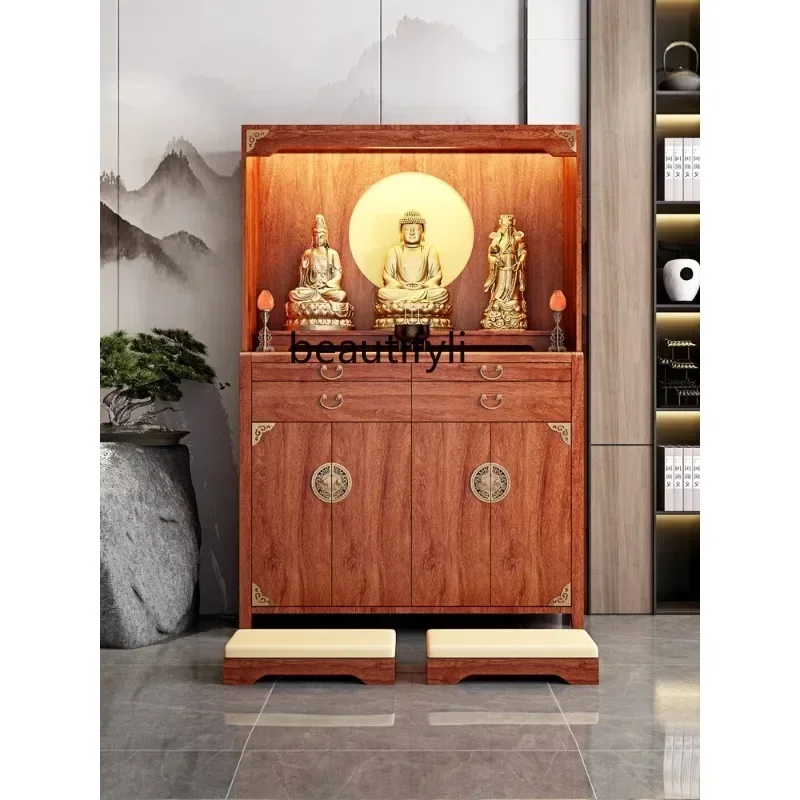 S Chinese Household Solid Wood Enshrine God of Wealth Clothes Closet Altar Cabinet Buddha Shrine Household Incense Burner Table
S Chinese Household Solid Wood Enshrine God of Wealth Clothes Closet Altar Cabinet Buddha Shrine Household Incense Burner Table