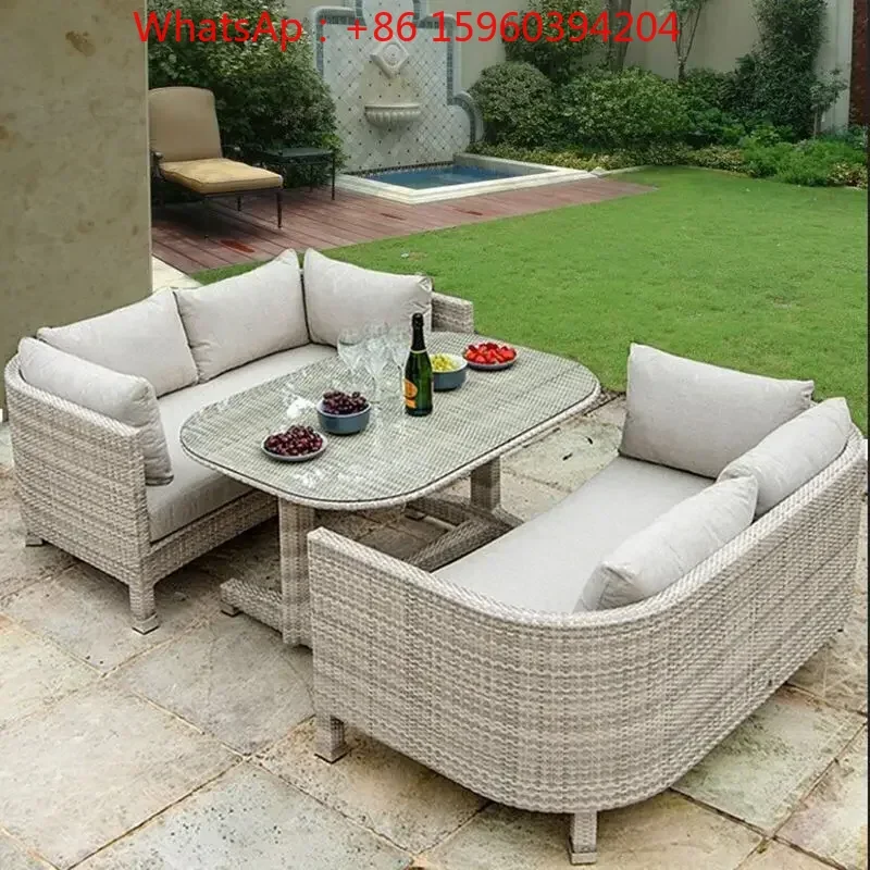 Outdoor rattan chair sofa double rattan furniture balcony leisure rattan creative sofa table and chair combination courtyard
Outdoor rattan chair sofa double rattan furniture balcony leisure rattan creative sofa table and chair combination courtyard