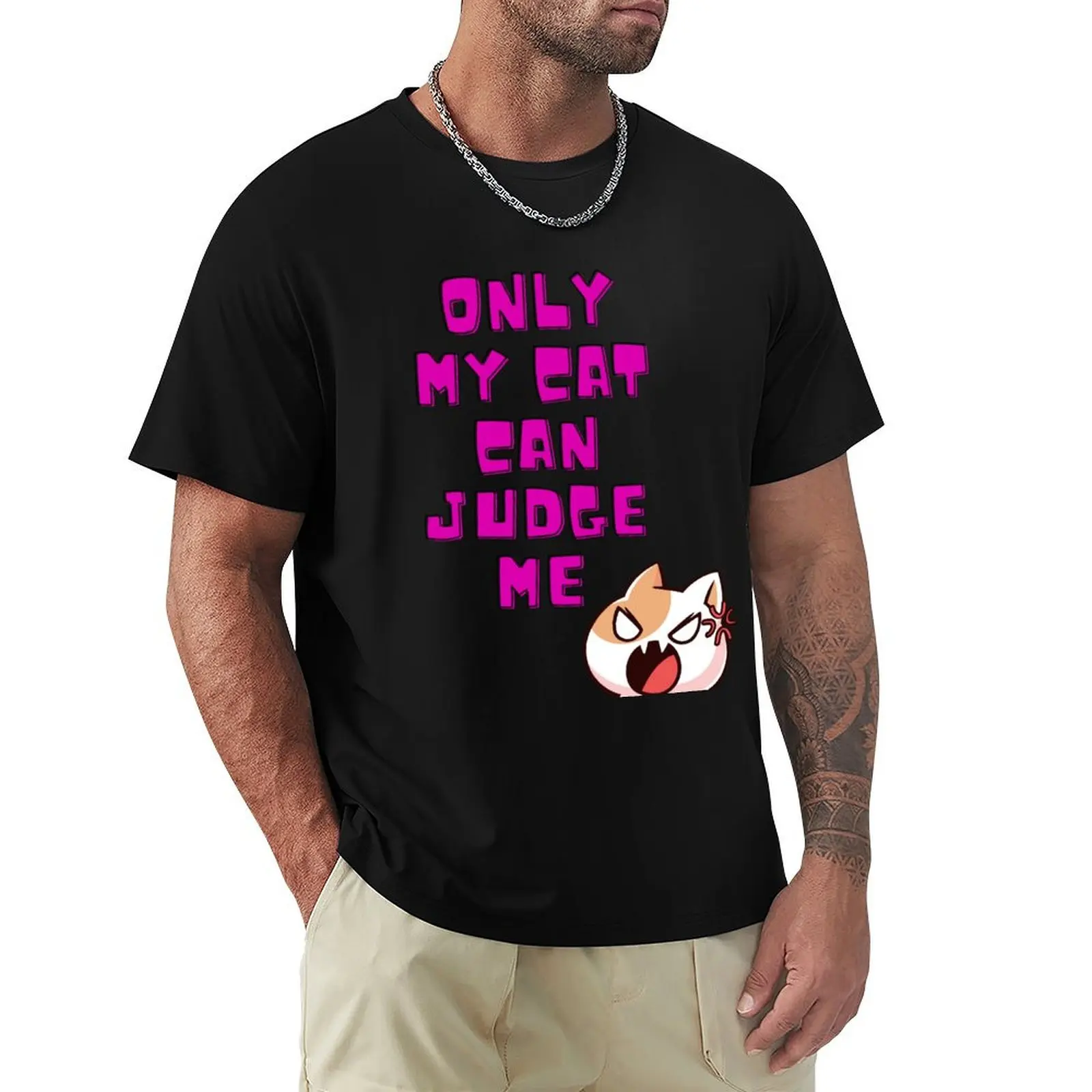 only my cat can judge me T-Shirt Casual Lightweight Short Sleeve Top
only my cat can judge me T-Shirt Casual Lightweight Short Sleeve Top