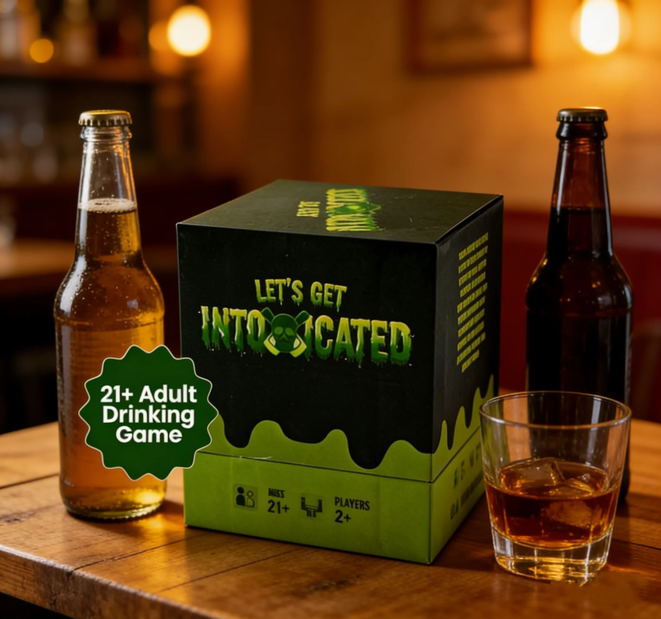 Let's Get Intoxicated 150-Card Drinking Game for 2+ Players 21+ Adult Party Game Ideal for Playful Celebrations and Creating Lasting Memories
Let's Get Intoxicated 150-Card Drinking Game for 2+ Players 21+ Adult Party Game Ideal for Playful Celebrations and Creating Lasting Memories