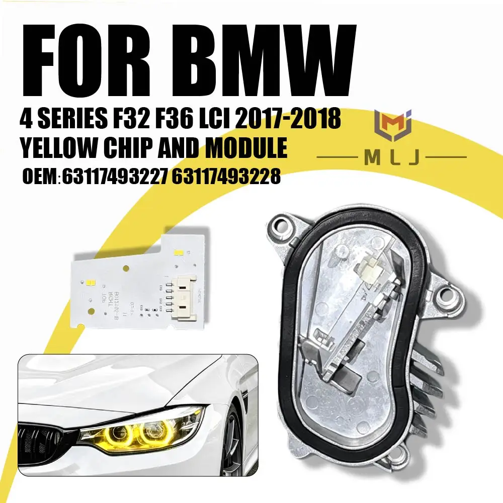 63117493227 63117493228 Yellow Angel Eyes LED DRL Module Chips Light Source Spare Parts For BMW 4 Series F32/F36 LCI 2017-2019
63117493227 63117493228 Yellow Angel Eyes LED DRL Module Chips Light Source Spare Parts For BMW 4 Series F32/F36 LCI 2017-2019