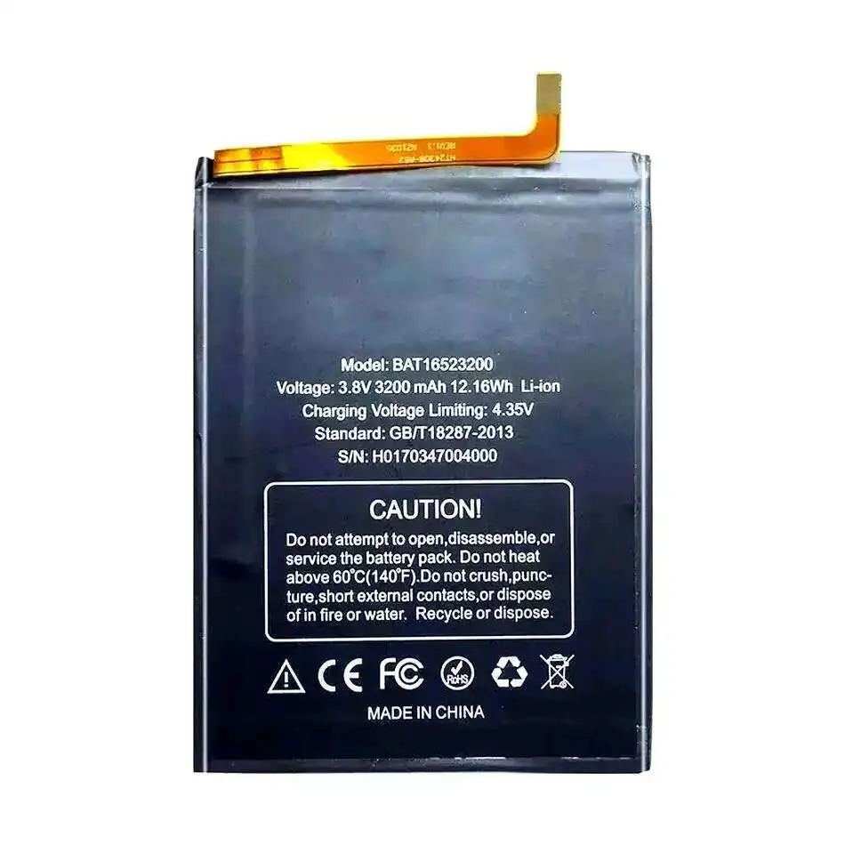 High-Capacity Mobile Phone Battery 3200mAh For Doogee Y6 C Y6C 5.5inch Mobile Phone BAT16523200
High-Capacity Mobile Phone Battery 3200mAh For Doogee Y6 C Y6C 5.5inch Mobile Phone BAT16523200