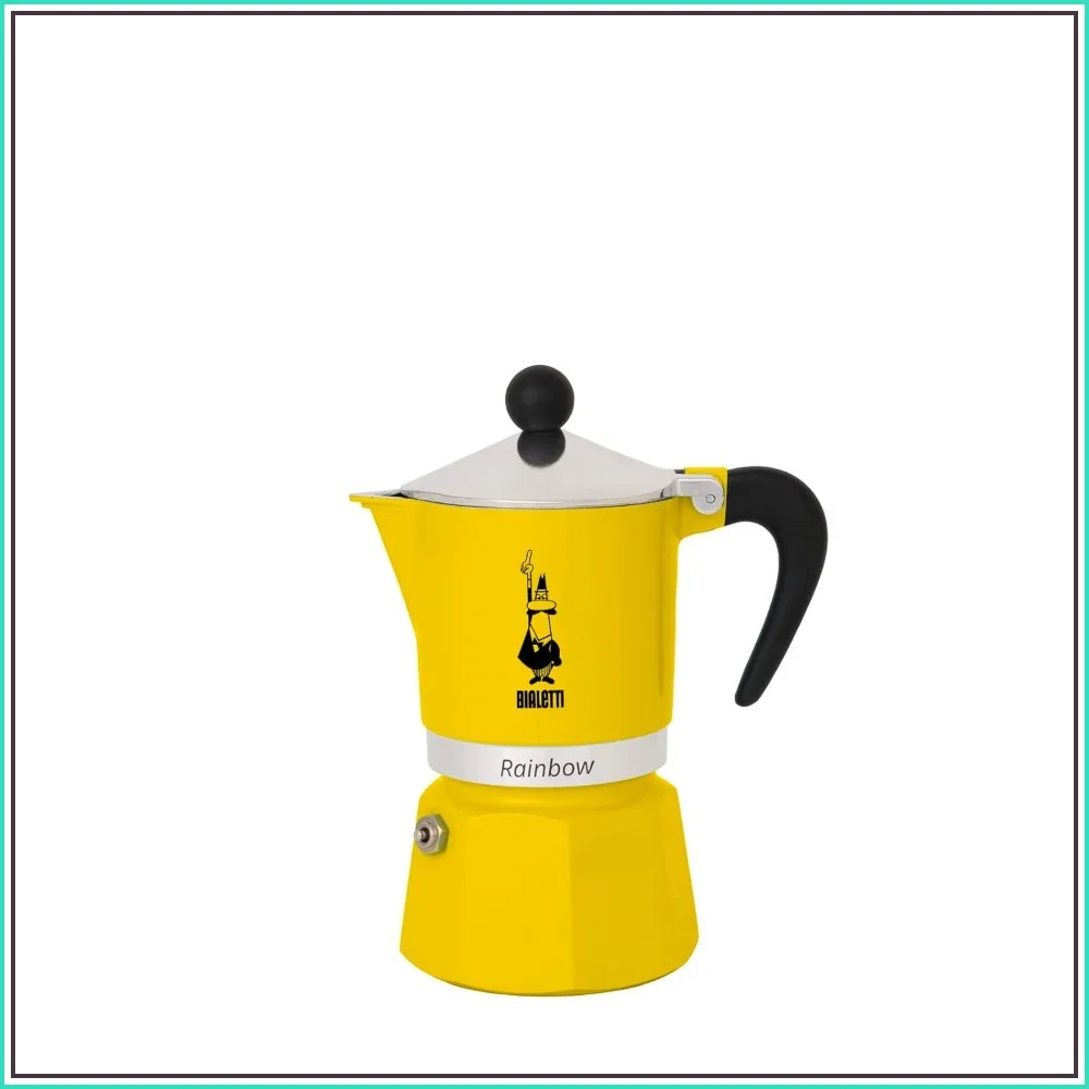 3-Cup Stovetop Espresso Maker, Aluminum Moka Pot for Rich Italian Coffee, Works on Gas & Electric Stoves
3-Cup Stovetop Espresso Maker, Aluminum Moka Pot for Rich Italian Coffee, Works on Gas & Electric Stoves