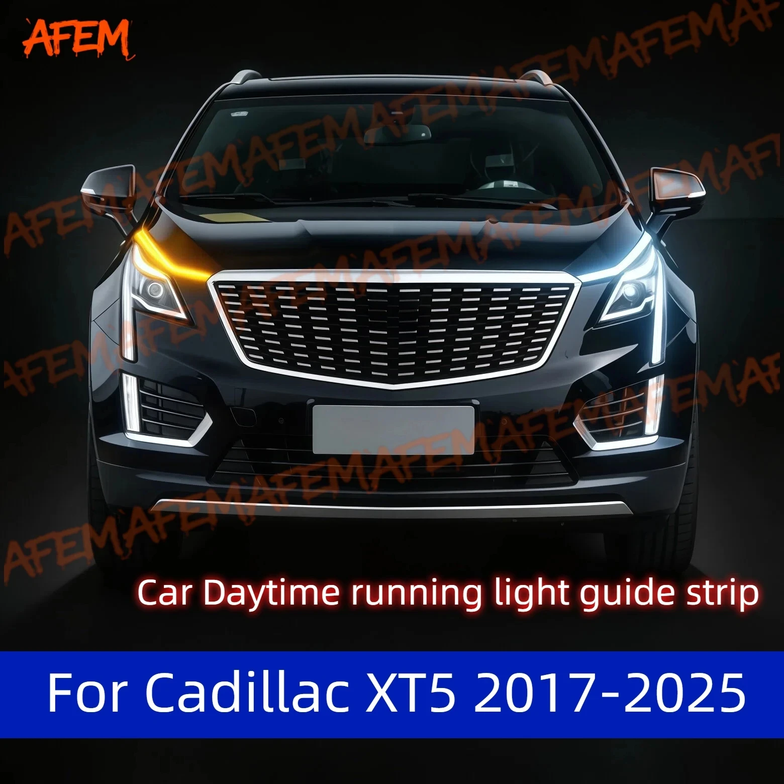 Car DRL Daytime Running Light Start Scan Style Sequential Flowing Turn Signal Light Ultra-Thin LED For Cadillac XT5 2017-2025
Car DRL Daytime Running Light Start Scan Style Sequential Flowing Turn Signal Light Ultra-Thin LED For Cadillac XT5 2017-2025
