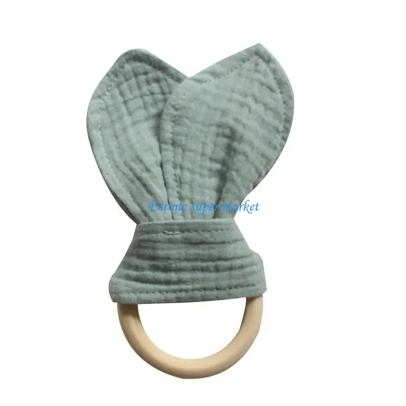 090B Baby Wooden Hand Grasp Toy Soft Cotton Rabbit Ears Teether Bracelet Rattle
090B Baby Wooden Hand Grasp Toy Soft Cotton Rabbit Ears Teether Bracelet Rattle