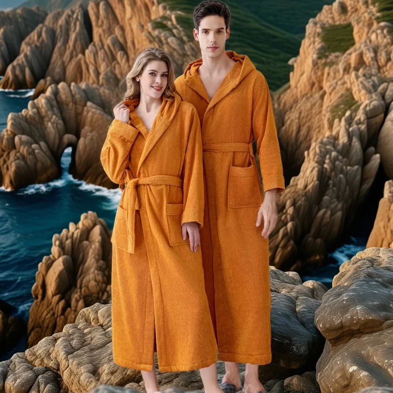 Autumn Winter Warm Towel Fleece Bathrobe Gown Thickened Cotton Men Robe Sleepwear Nightwear Loose Casual Home Wear Loungewear
Autumn Winter Warm Towel Fleece Bathrobe Gown Thickened Cotton Men Robe Sleepwear Nightwear Loose Casual Home Wear Loungewear