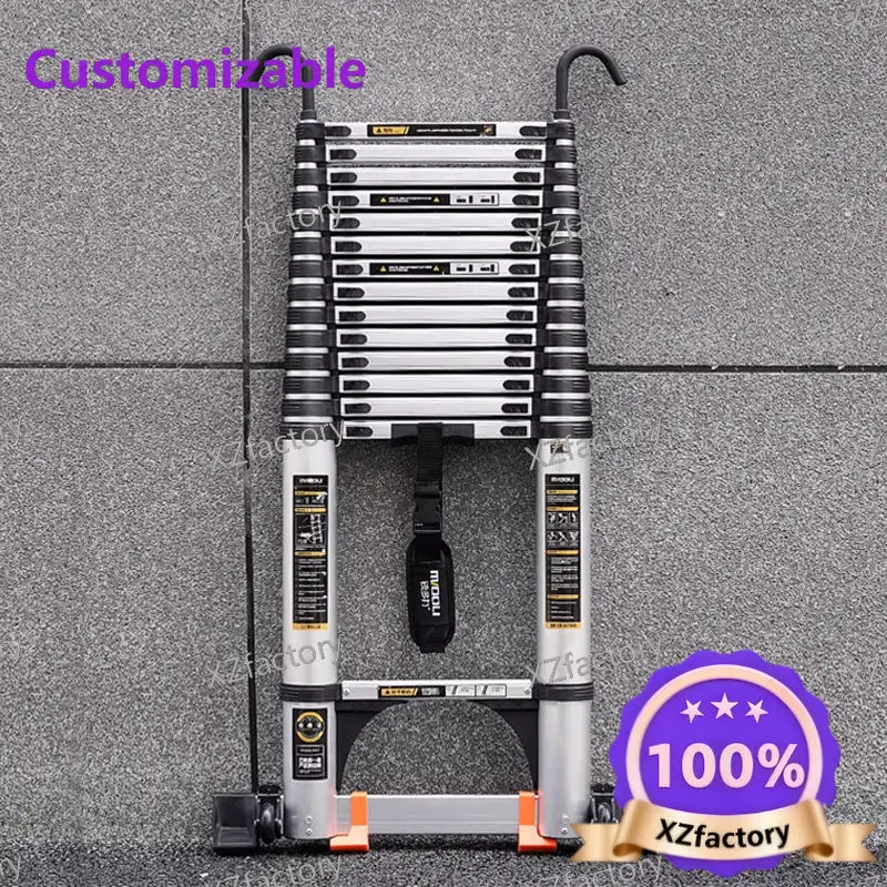 Factory Direct 2026 Top RatedHeavy-duty Portable Aluminum Alloy Telescopic Ladder 2-9 Meters Long with Hooks Suitable for Ind
Factory Direct 2026 Top RatedHeavy-duty Portable Aluminum Alloy Telescopic Ladder 2-9 Meters Long with Hooks Suitable for Ind