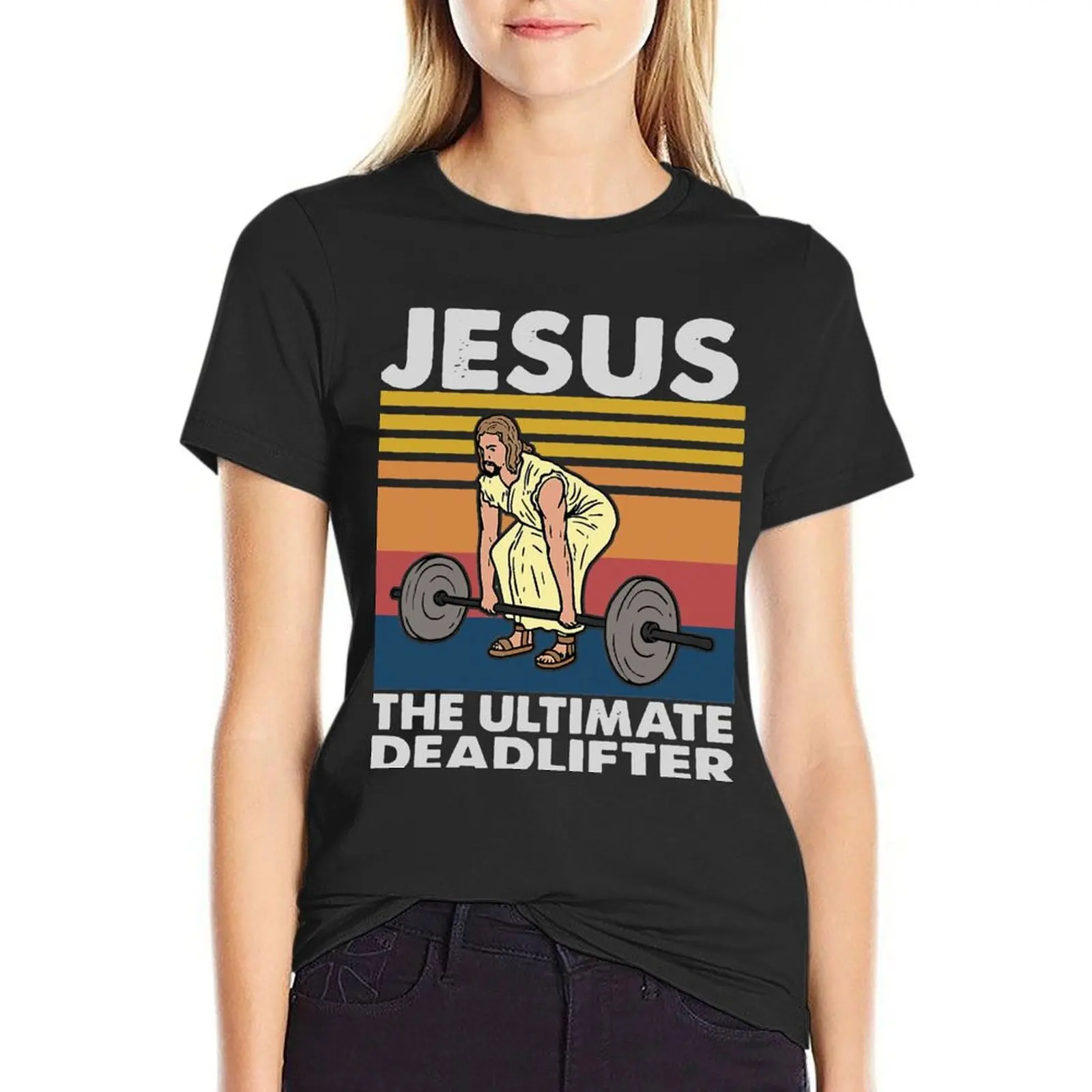 Vintage Jesus The Ultimate Deadlifter Funny Workout Gym Retro Edition Gift Classic T-Shirt anime t-shirts for Women loose fit
Vintage Jesus The Ultimate Deadlifter Funny Workout Gym Retro Edition Gift Classic T-Shirt anime t-shirts for Women loose fit