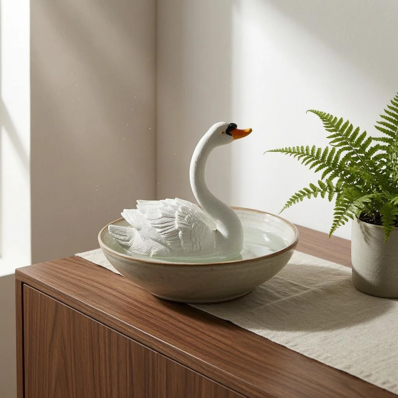 Floating Swan Figurine Weather-Resistant Swan Pond Ornament Lifelike Long-Lasting for Landscape Display
Floating Swan Figurine Weather-Resistant Swan Pond Ornament Lifelike Long-Lasting for Landscape Display