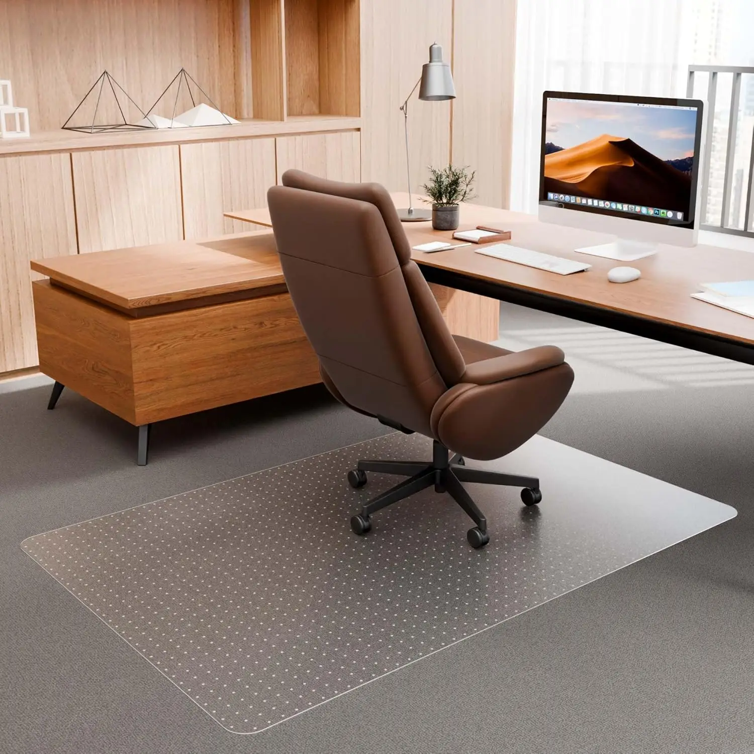 Large Office Chair Mat For Carpet, 40"" X 60"" Clear Desk Chair Mat For Low Pile Carpeted Floors- Easy Glide Plastic Floor Mat
Large Office Chair Mat For Carpet, 40"" X 60"" Clear Desk Chair Mat For Low Pile Carpeted Floors- Easy Glide Plastic Floor Mat