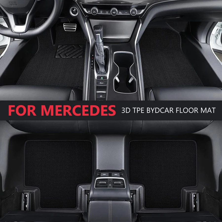 TPE 3D Custom Car Floor Mats For Mercedes Benz AMG A B C E S Class W204 W205 W212 W213 Non-Slip Automotive Carpet Accessories
TPE 3D Custom Car Floor Mats For Mercedes Benz AMG A B C E S Class W204 W205 W212 W213 Non-Slip Automotive Carpet Accessories