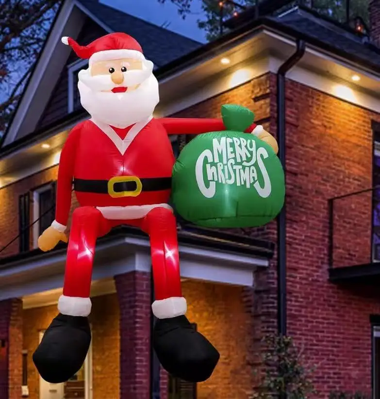 NEW 8FT Inflatables Christmas Santa Hold Present Bag Outdoor Decorations with LED,Christmas Blow Up Outdoor Yard Xmas Decoration
NEW 8FT Inflatables Christmas Santa Hold Present Bag Outdoor Decorations with LED,Christmas Blow Up Outdoor Yard Xmas Decoration