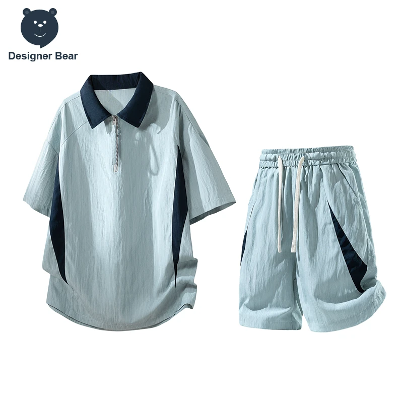 (2-piece Set) Plus Size M-8XL Summer Thin Men's T-shirt and Shorts Set Short Sleeve Polo Shirt Shorts Baggy Joggers Sweatpants
(2-piece Set) Plus Size M-8XL Summer Thin Men's T-shirt and Shorts Set Short Sleeve Polo Shirt Shorts Baggy Joggers Sweatpants