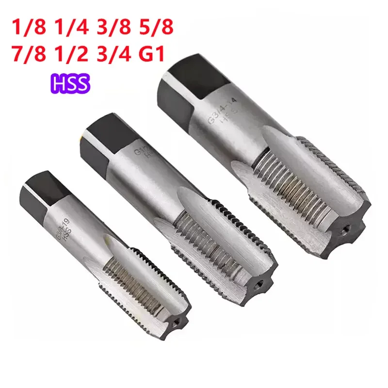 High-Speed Steel Inch/American Pipe Taping Spiral Pipe Thread Taps 1/8 1/4 3/8 5/8 7/8 1/2 3/4 G1 Screw Thread Cutting Tools
High-Speed Steel Inch/American Pipe Taping Spiral Pipe Thread Taps 1/8 1/4 3/8 5/8 7/8 1/2 3/4 G1 Screw Thread Cutting Tools