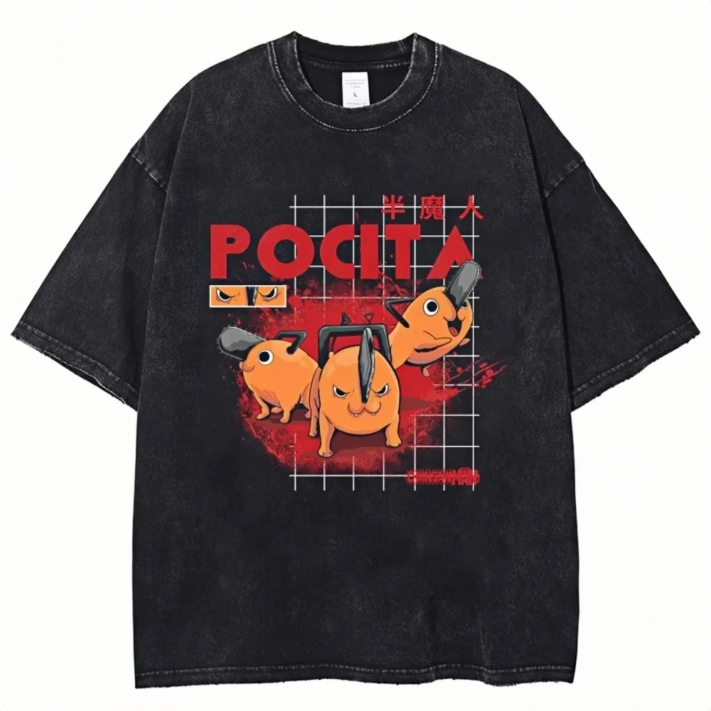 Футболка с рисунком «Человек бензопилы» и графическим принтом, аниме 2026, хлопковые футболки с круглым вырезом, большие размеры в стиле ретро, рваные футболки Y2K в стиле панк в стиле Харадзюку
Футболка с рисунком «Человек бензопилы» и графическим принтом, аниме 2026, хлопковые футболки с круглым вырезом, большие размеры в стиле ретро, рваные футболки Y2K в стиле панк в стиле Харадзюку