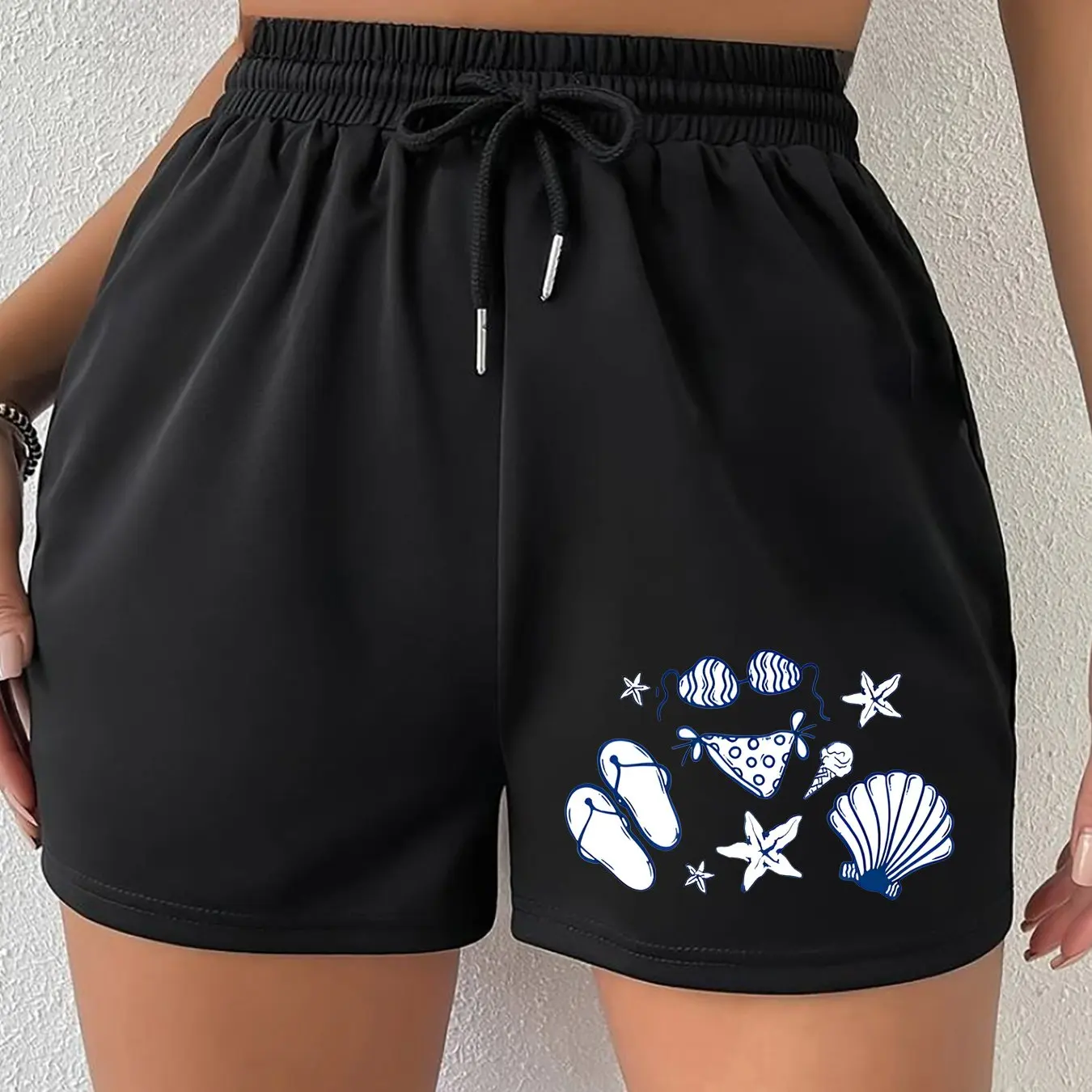 Ladies' Casual Printed Shorts, Summer Casual Versatile, American Trend Outerwear, Summer Beach Pants
Ladies' Casual Printed Shorts, Summer Casual Versatile, American Trend Outerwear, Summer Beach Pants