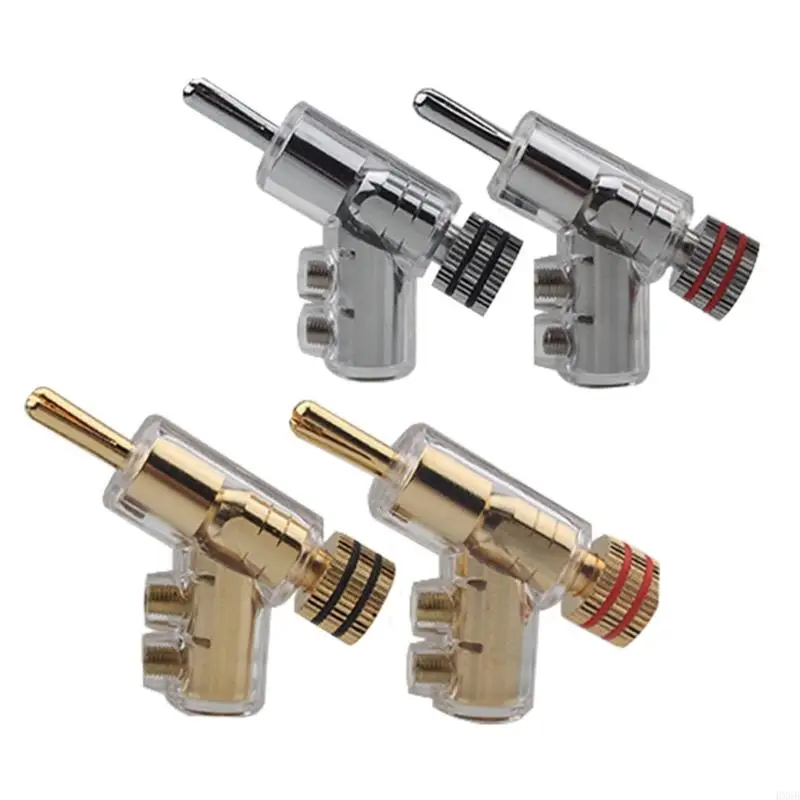 HX6B Banana Plugs Speaker Connectors Set for Music Enthusiasts and Auditory HiFi Speaker Cable Connectors
HX6B Banana Plugs Speaker Connectors Set for Music Enthusiasts and Auditory HiFi Speaker Cable Connectors